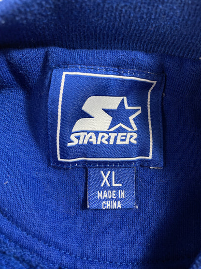 00' STARTER x KANSAS JAYHAWKS Size XL Vintage College Sweat-Shirt / E2341S