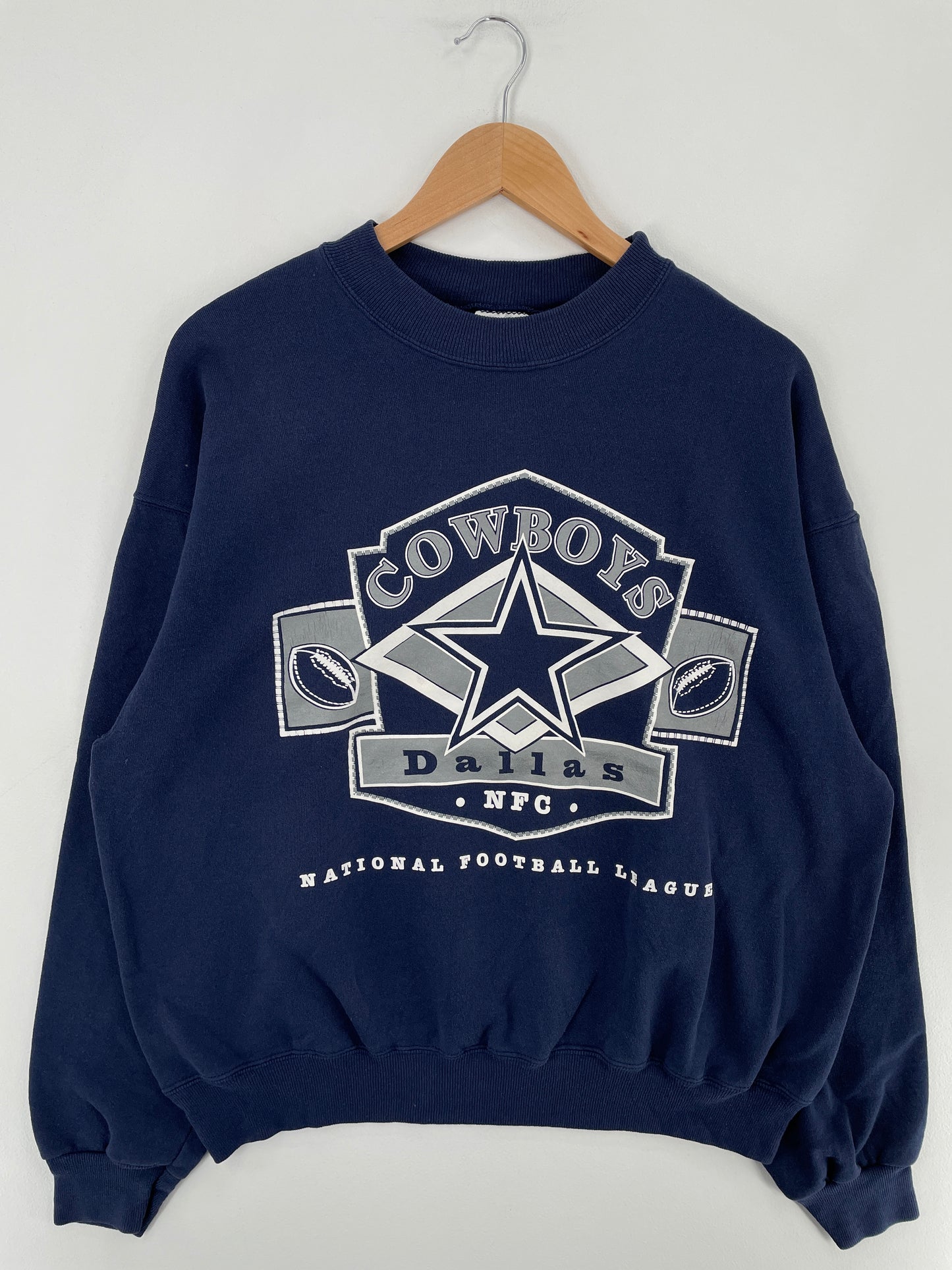 90's DALLAS COWBOYS Made in USA Size XL Vintage NFL Sweat-Shirt / E3624S