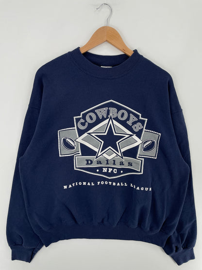 90's DALLAS COWBOYS Made in USA Size XL Vintage NFL Sweat-Shirt / E3624S