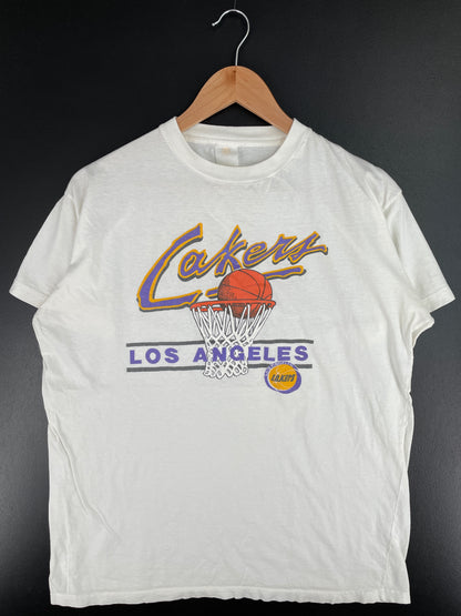 90's LOS ANGELES LAKERS Size No Tag (Approx.L) Vintage T-shirt / A3592