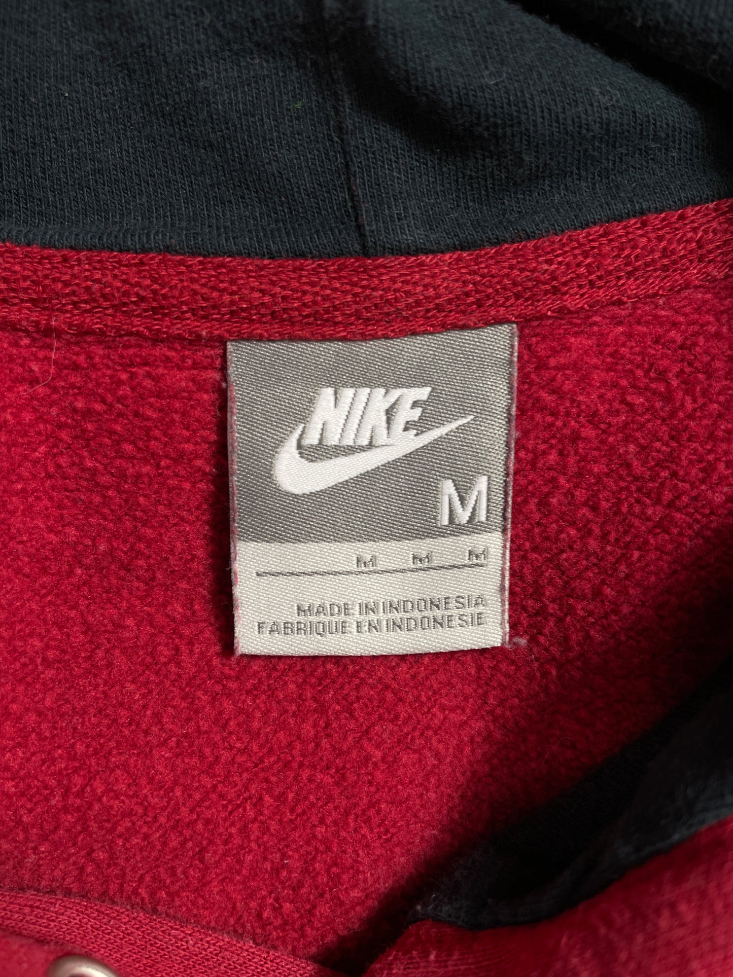 00' NIKE MINI SWOOSH Size M Vintage Hoodie Sweat-Shirt / E2934S