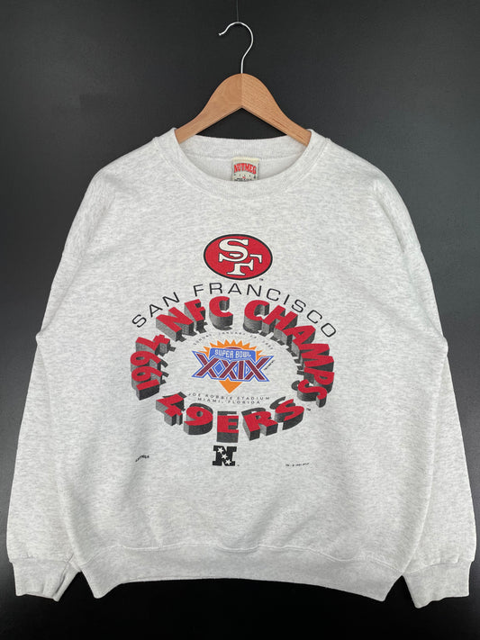1995 SAN FRANCISCO 47ERS Made in USA Size XL Vintage NFL Sweat-shirt / A542