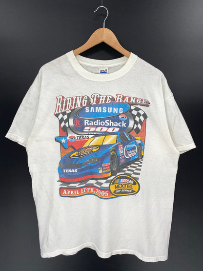 2005 TEXAS MOTOR SPEEDWAY Size XL Vintage Racing T-Shirt / K7255