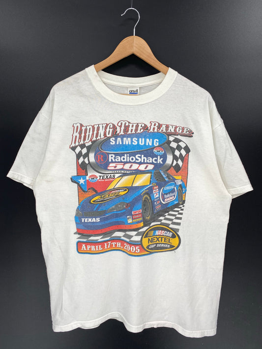 2005 TEXAS MOTOR SPEEDWAY Size XL Vintage Racing T-Shirt / K7255