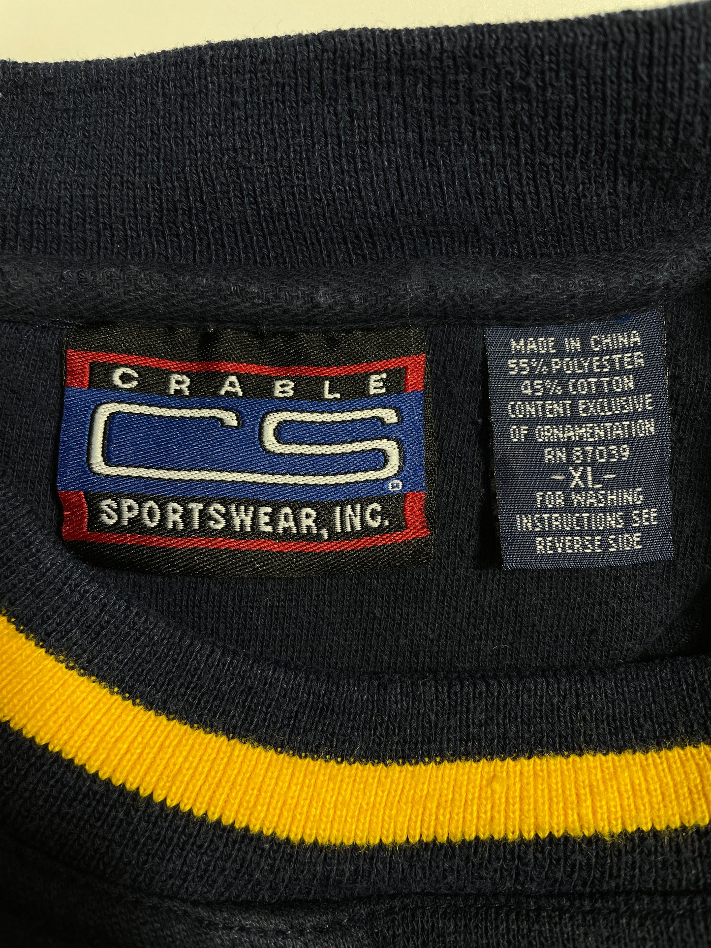 .Vintage NOTRE DAME Size XL College Sweat-shirt / E1136