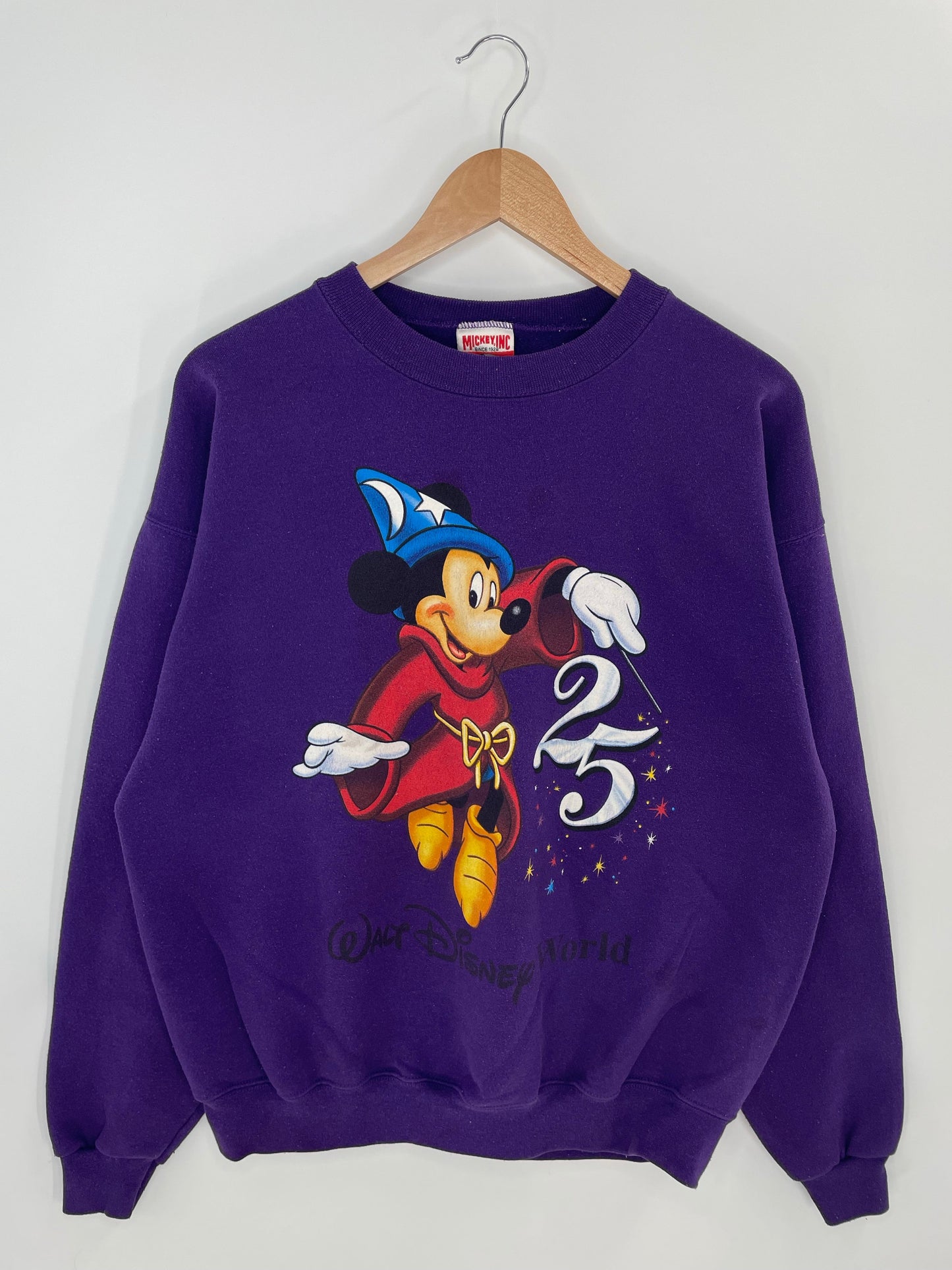 90's DISNEY MICKEY Made in USA Size L Vintage Sweat-shirt / A8387