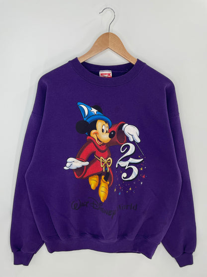 90's DISNEY MICKEY Made in USA Size L Vintage Sweat-shirt / A8387