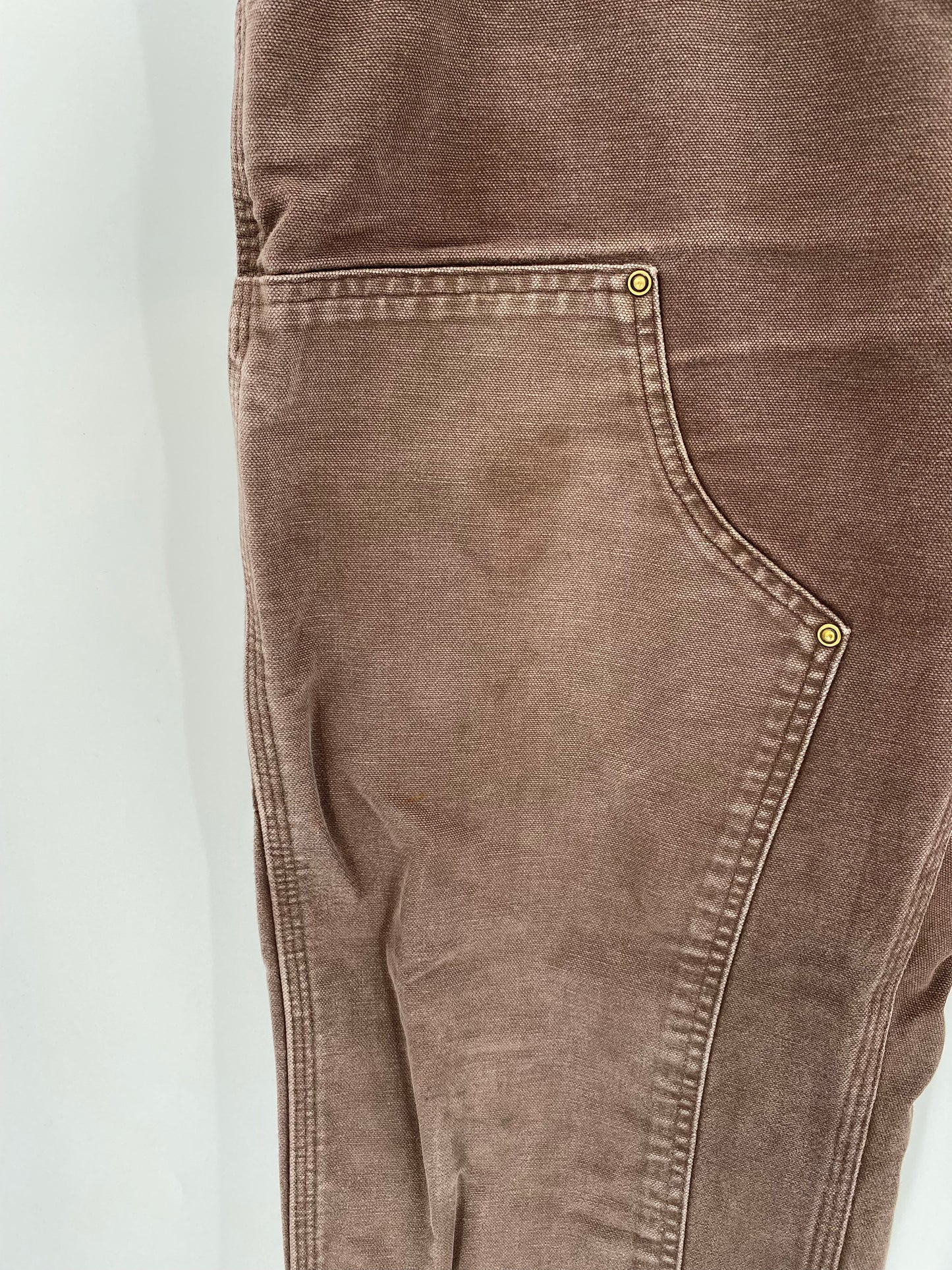 Vintage CARHARTT Size 36x30 Double Knee Duck Pants / K6524
