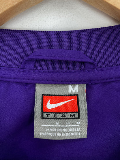 00' NIKE LOUISIANA STATE UNIVERSITY Size M Vintage College Nylon Jacket / A5293