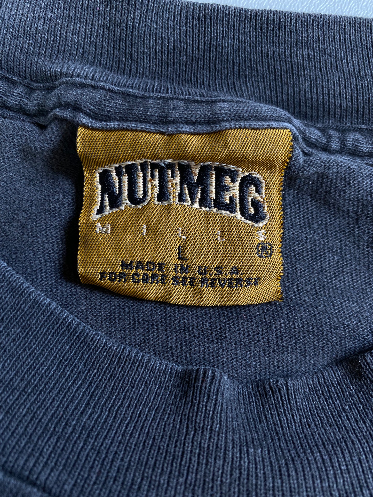 90's ANAHEIM MIGHTY DUCKS Made in USA Size L Vintage NHL T-Shirts / A3206