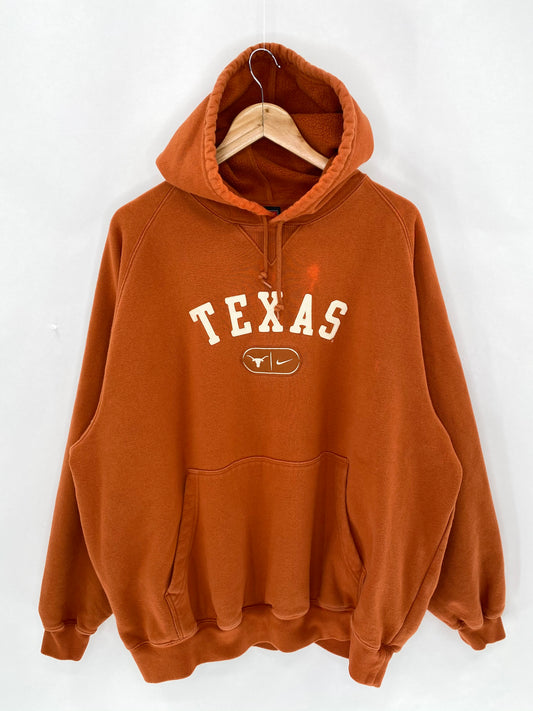 90’s Nike Texas Size XL Vintage Hoodie Sweat-shirt  / 5983