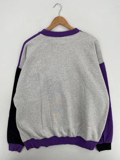 90’s SALEM x HORNETS Made in USA Size XL Vintage NBA Sweat-Shirt / A6223
