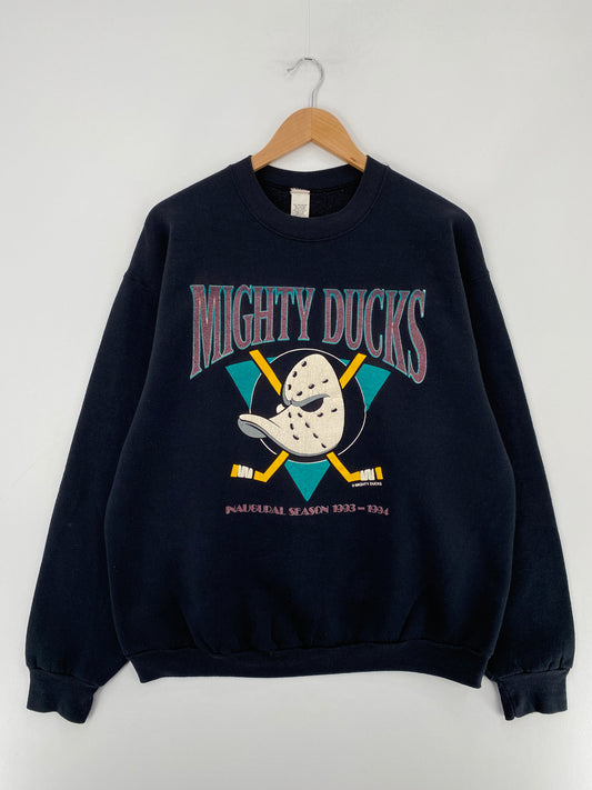 90’s MIGHTY DUCKS Made in USA Size L/XL Sweat-Shirt / E5224S