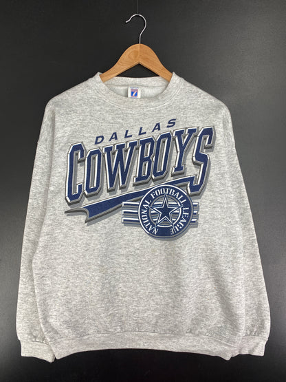 90’s DALLAS COWBOYS Made in USA Size L Vintage NFL Sweat-shirt / E1892S