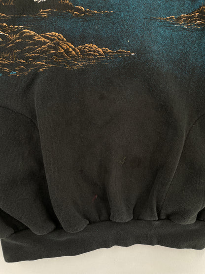 90's EAGLE Made in USA Size Approx.L Vintage Animal Sweat-Shirt / E346