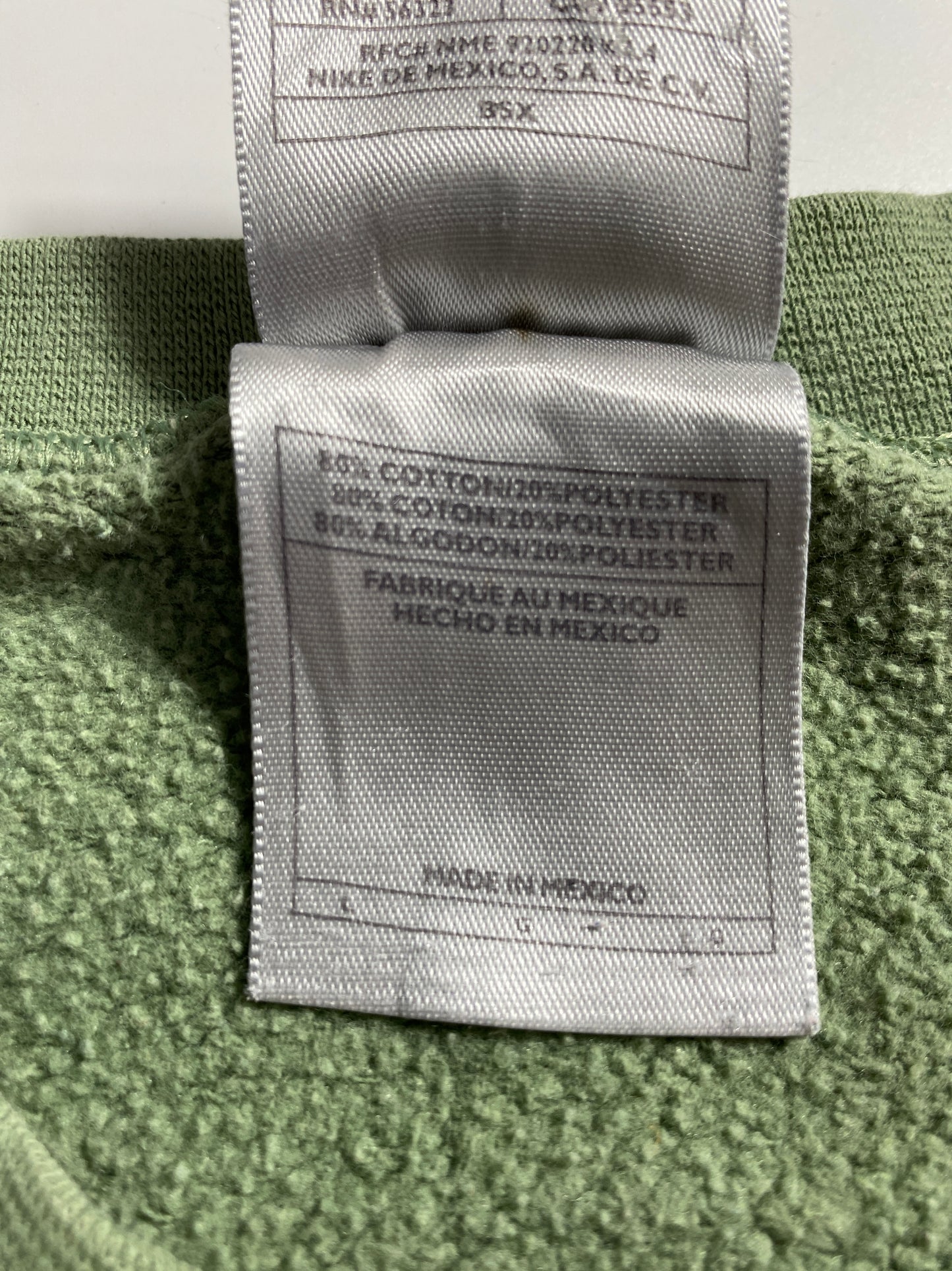 90's NIKE MINI SWOOSH Size L Vintage Sweat-Shirts / A6096