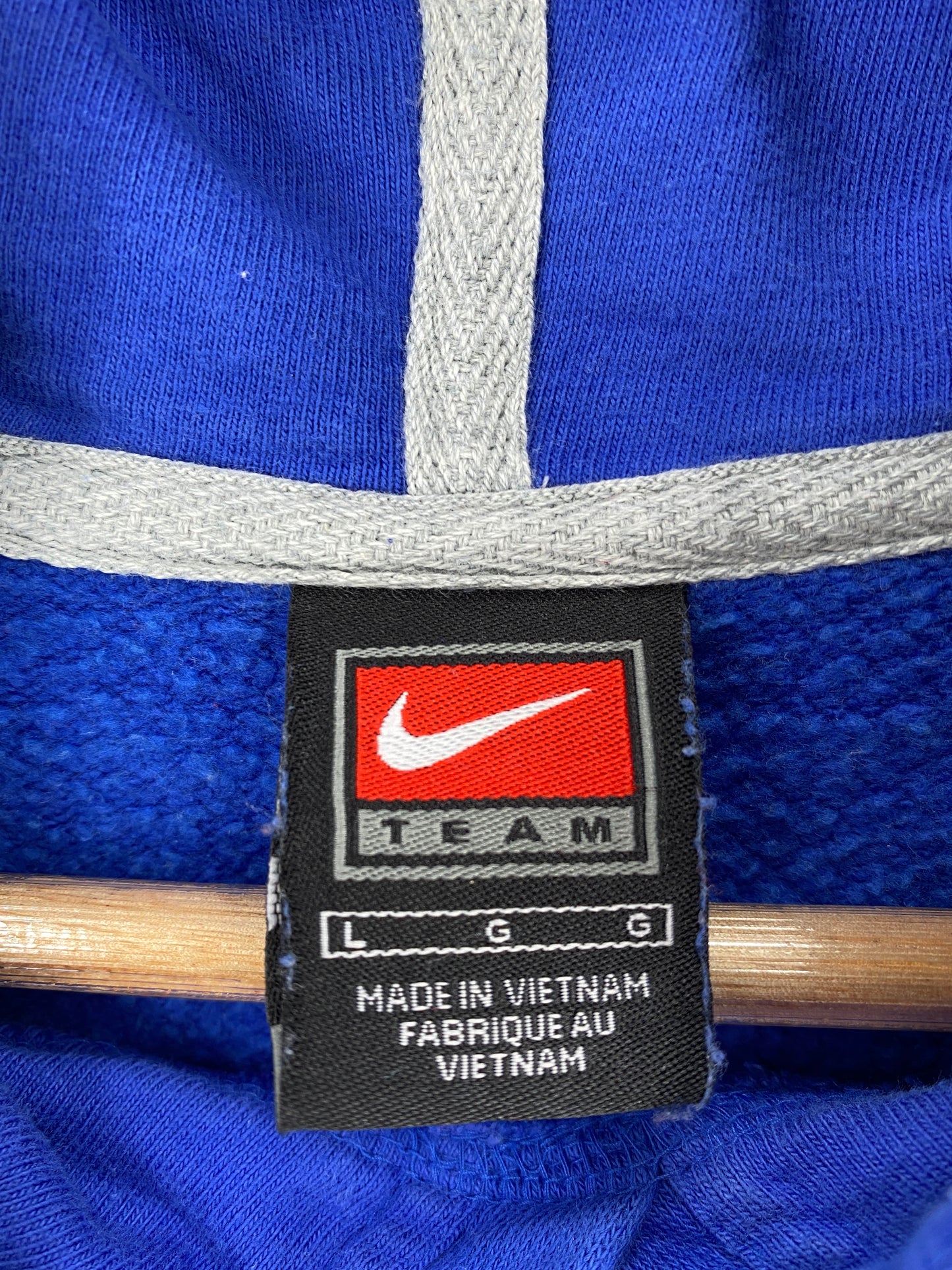 00' NIKE x UNIVERSITY OF KENTUCKY Size L Vintage College Hoodie Sweat-Shirt / A5945