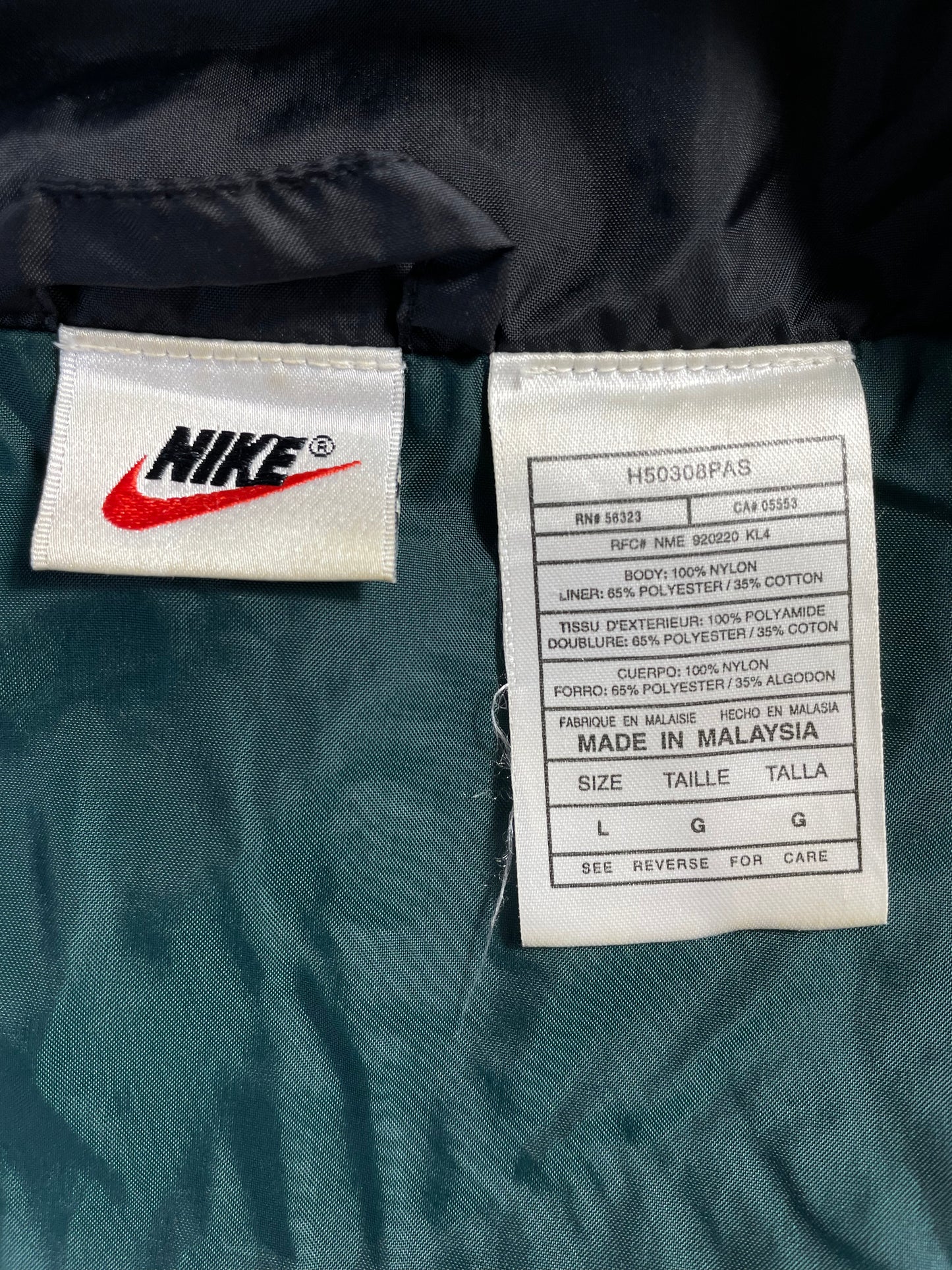 90’s NIKE Size L Vintage Nylon Jacket / A1782