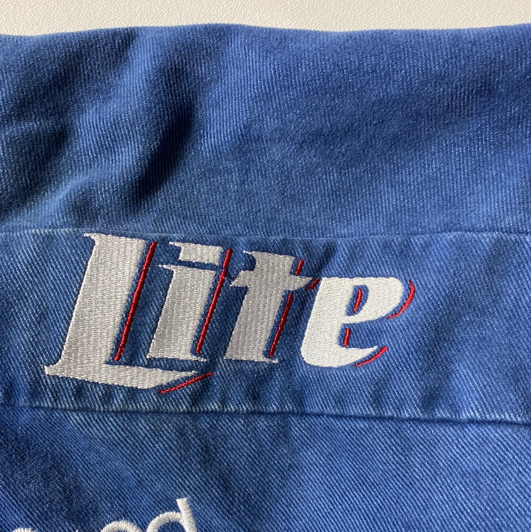 Vintage MILLER LITE Size M Racing Jacket / E1912J