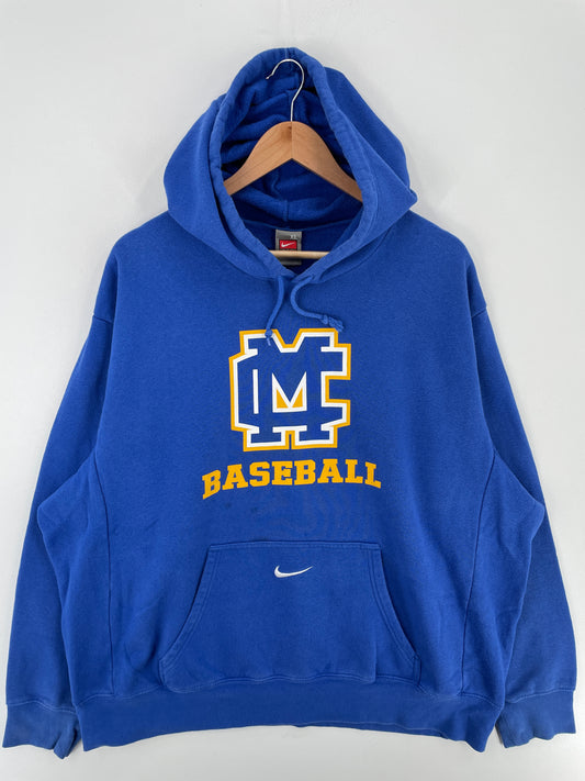 00' NIKE MICHIGAN Size XL Vintage College Hoodie Sweat-Shirt / A3864