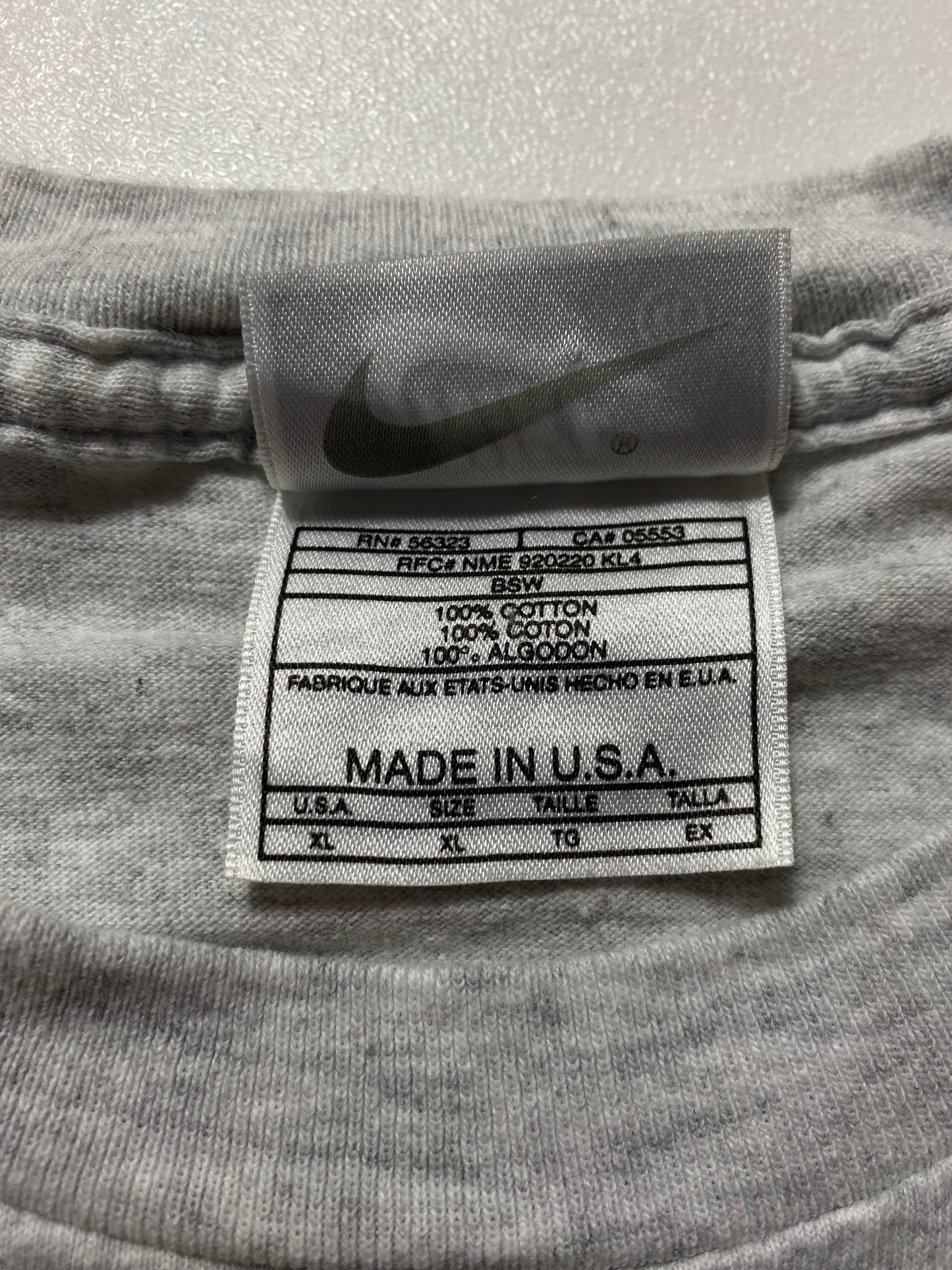 90’s NIKE Made in USA Size XL Vintage T-shirt / K9856