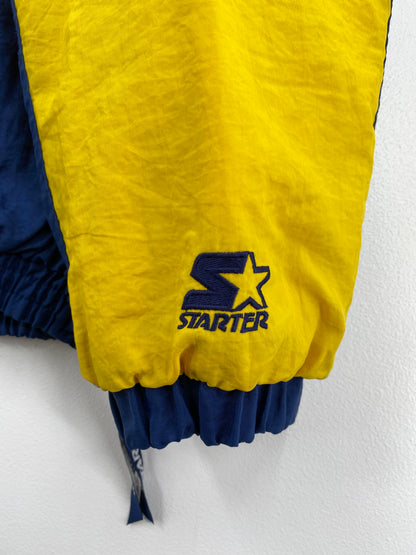 90's STARTER x MICHIGAN Size L Vintage College Nylon Jacket / A8764