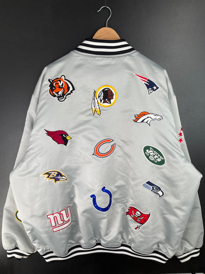 Vintage NFL TEAM Size XXL Padded Nylon Jacket / A9326