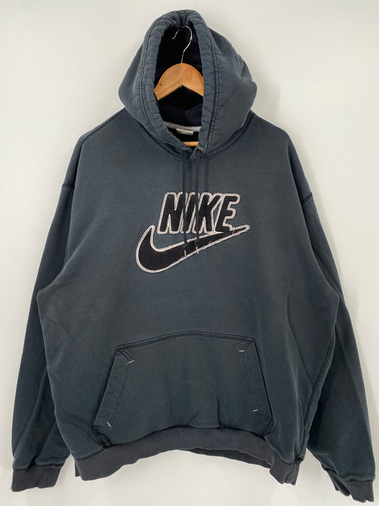 00' NIKE LOGO Size XXL Vintage Hoodie Sweat- Shirts / K4389