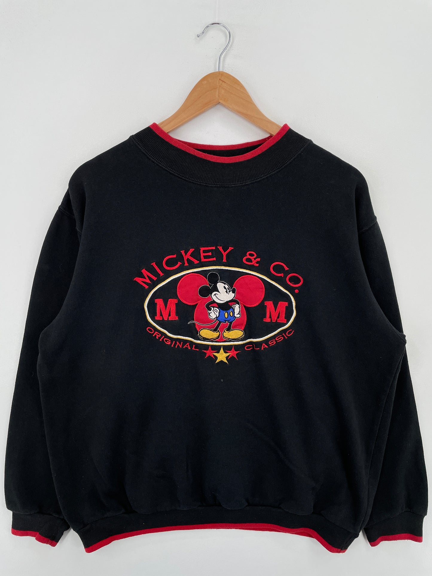 90’s DISNEY MICKEY Size M Vintage Sweat-shirt / A7809