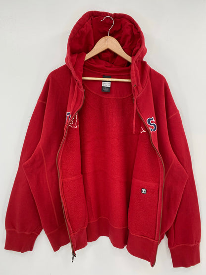 00' NIKE BOSTON RED SOX Size XXL Vintage MLB Hoodie Sweat shirt / K7649