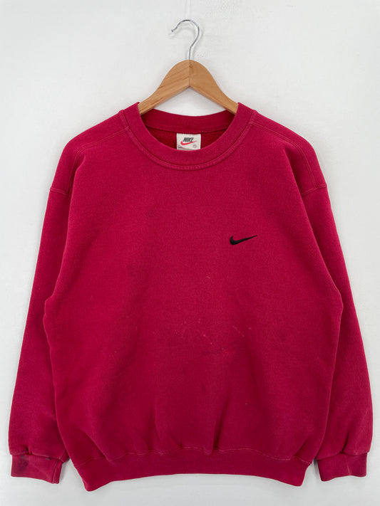 90's NIKE MINI SWOOSH Made in USA Size M Vintage Sweat-shirt / A8070