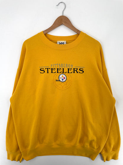 90’s PITTSBURGH STEELERS Made in USA Size XL Vintage NFL Sweat-shirt / A9850