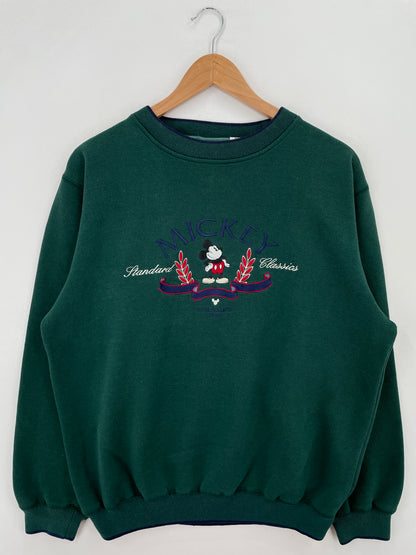 90’s DISNEY MICKEY Size L Vintage Sweat-shirt / A7675