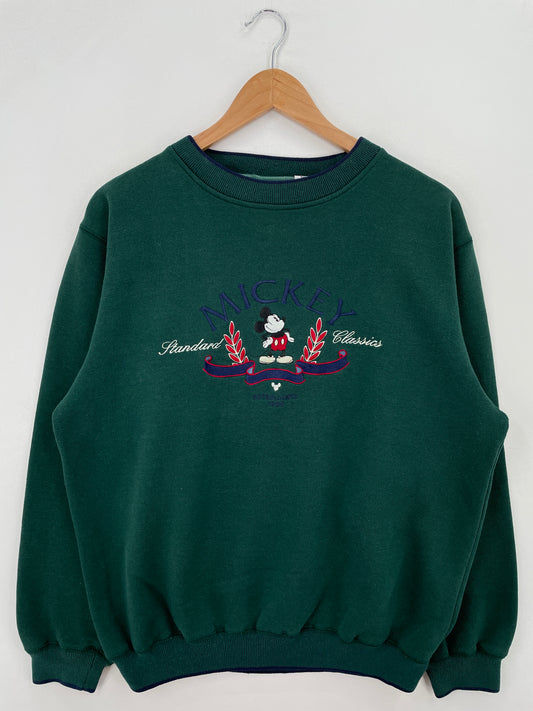 90’s DISNEY MICKEY Size L Vintage Sweat-shirt / A7675