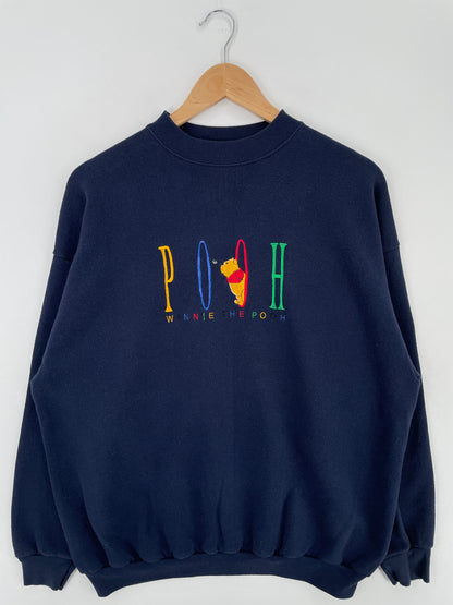 00' DISNEY Pooh Size XL Vintage Sweat-Shirt / A4057
