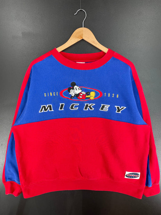 00' DISNEY MICKEY Size L Vintage Sweat-Shirt / E1574S