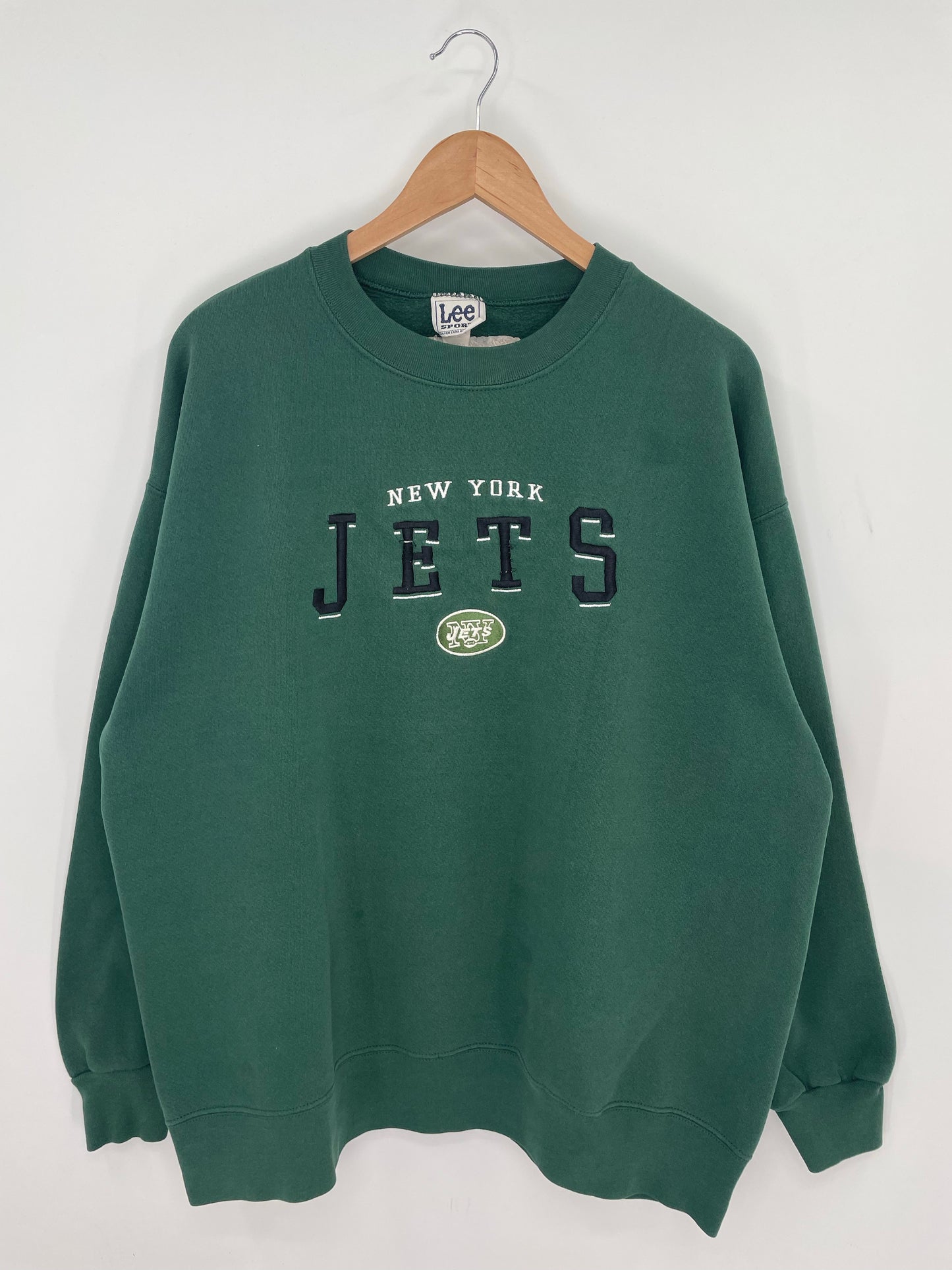 90's NEW YORK JETS Size XL Vintage NFL Sweat-Shirts/ K8761