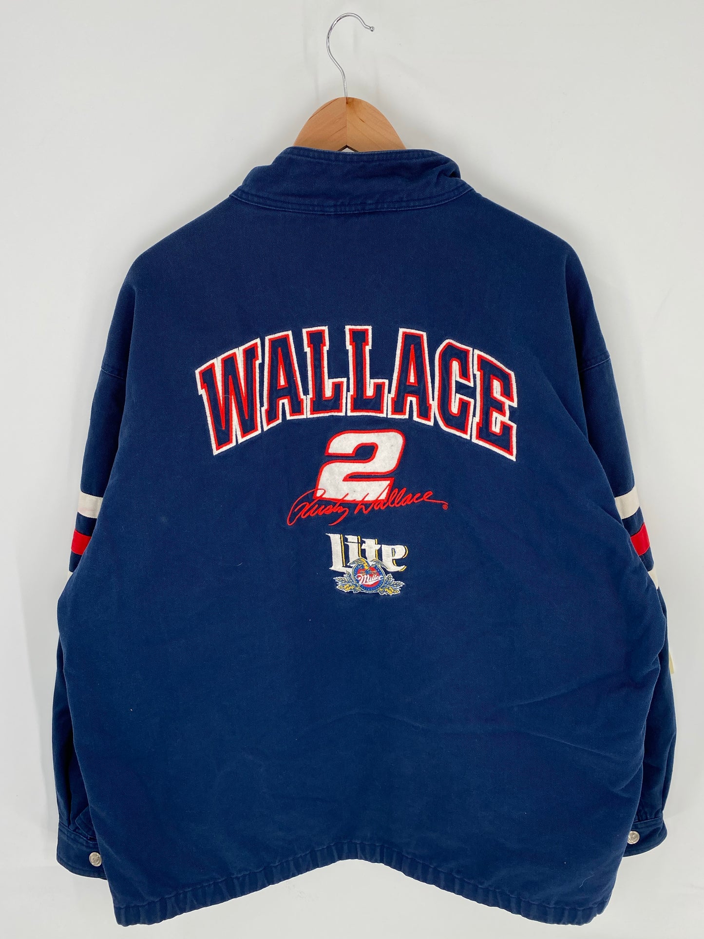 Vintage RUSTY WALLACE Size L Racing Jacket/ K8311