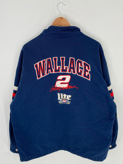 Vintage RUSTY WALLACE Size L Racing Jacket/ K8311