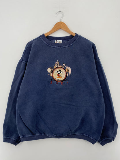 2001 WALT DISNEY WORLD Size XL Vintage Sweat-shirt / A7024