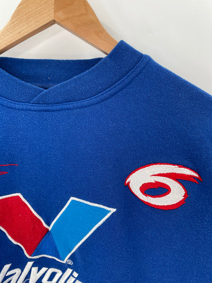 Vintage  NASCAR VOLVOLINE Size M Vintage Racing Sweat-Shirt / k5980