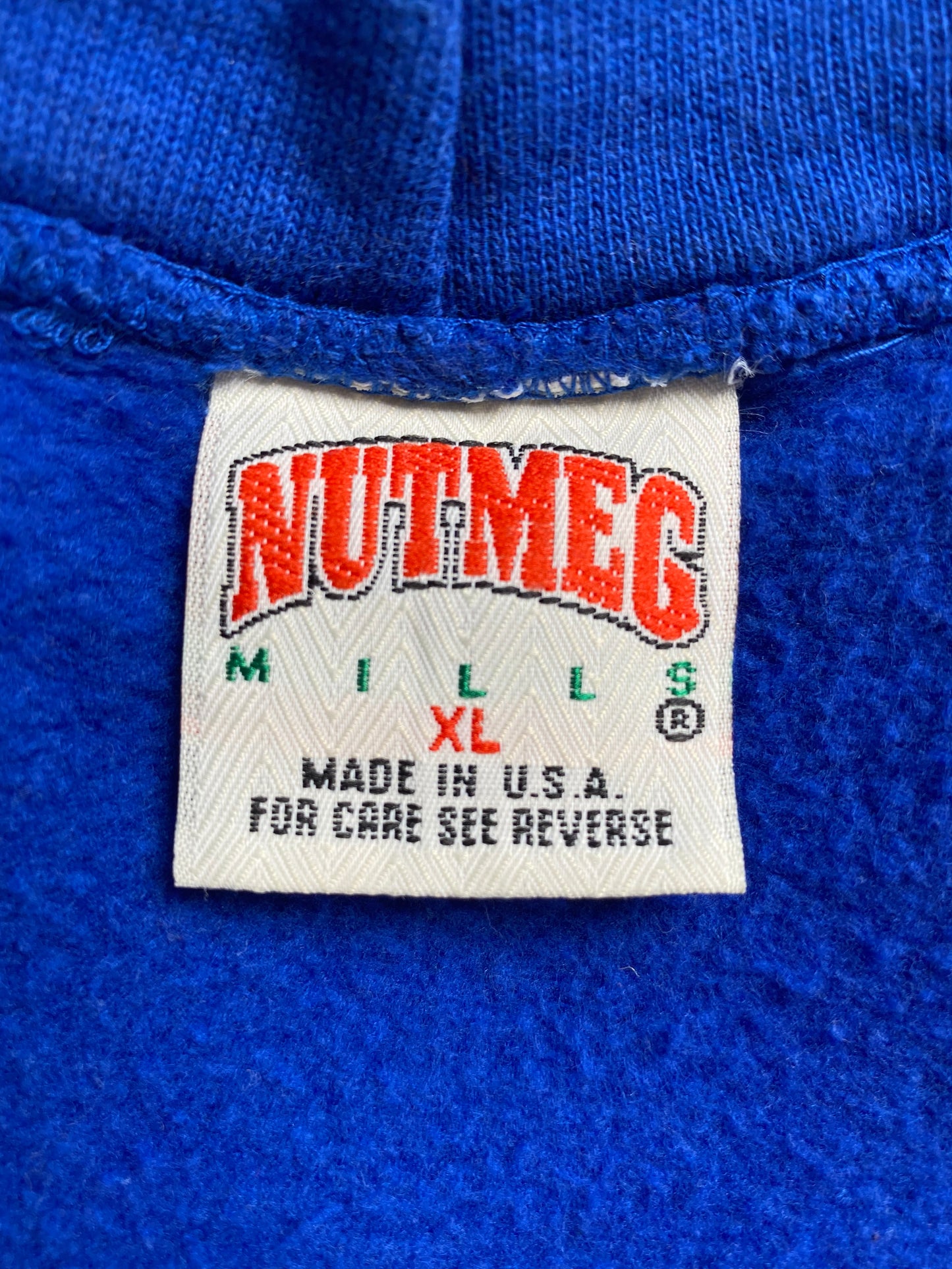 90s LOS ANGELES RAMS Made in USA Size XL Vintage NFL Hoodie Sweat-shirt / A2288