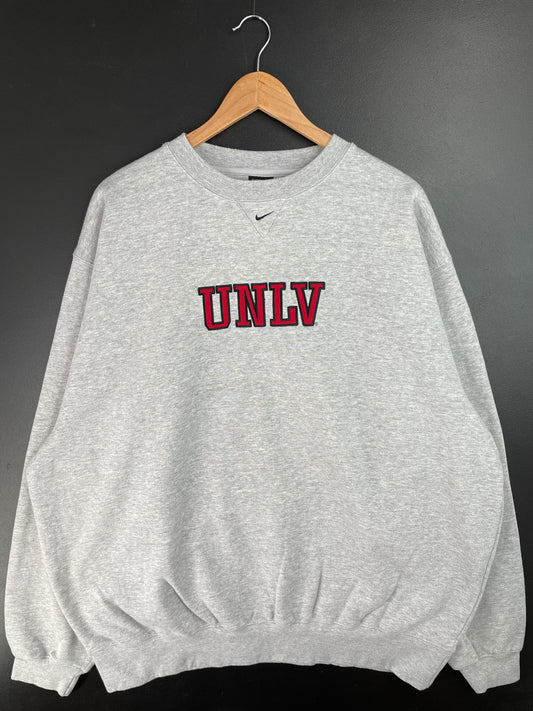 00' NIKE x UNIVERSITY OF NEVADA LAS VEGAS UNLV Size XXL College Vintage Sweat-Shirt / A9675