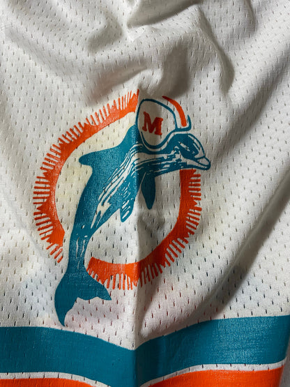 90’s Champion x MIAMI DOLPHINS MADE IN USA Size 48 NFL Game Shirt / A9986