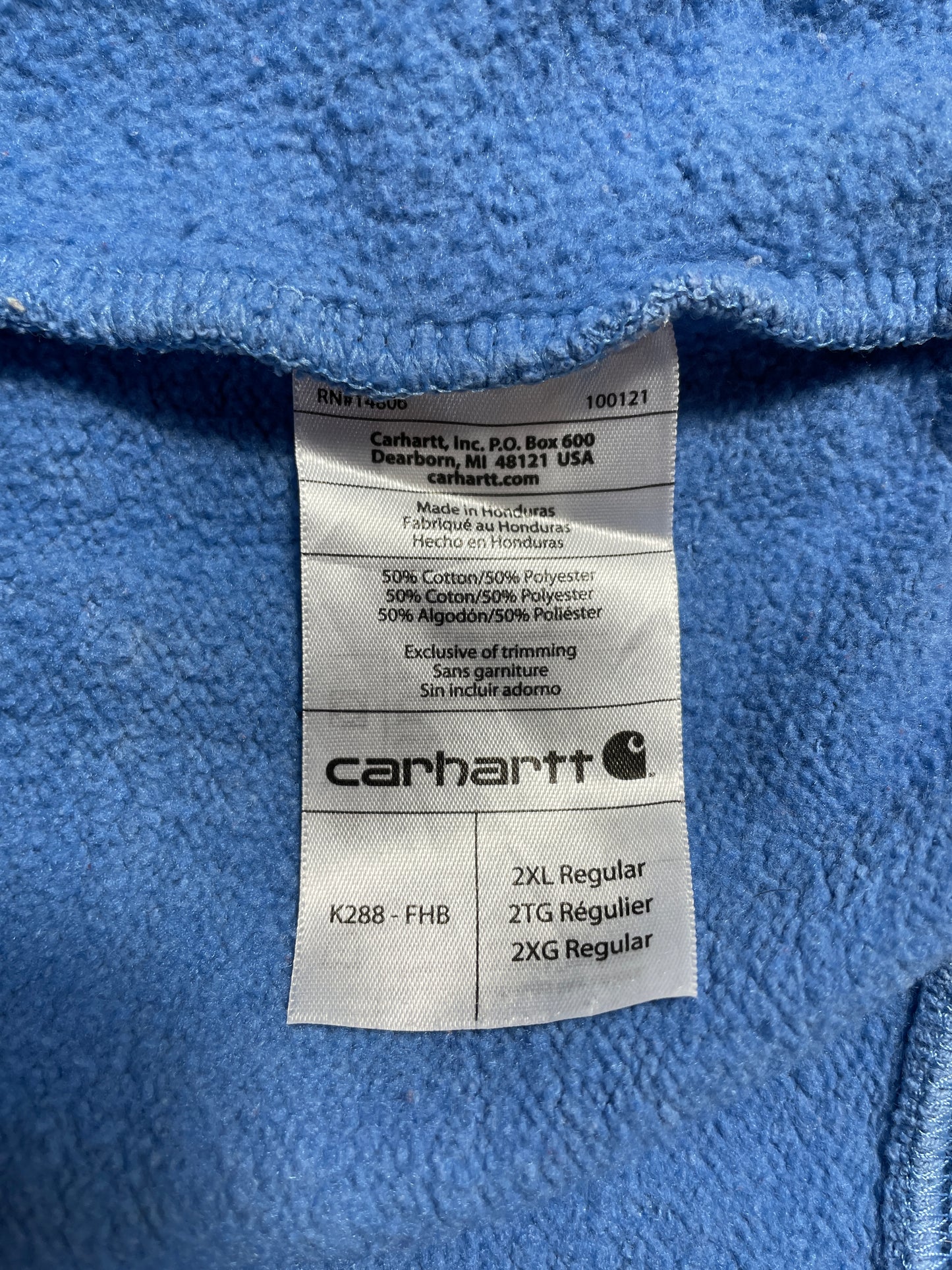 Vintage CARHARTT Size XXL Hoodie Sweat-Shirt / A7722