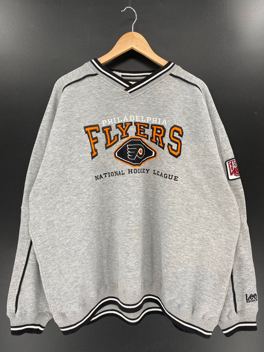 90’s PHILADELPHIA FLYERS Size XXL Vintage NHL Sweat shirt / k6197