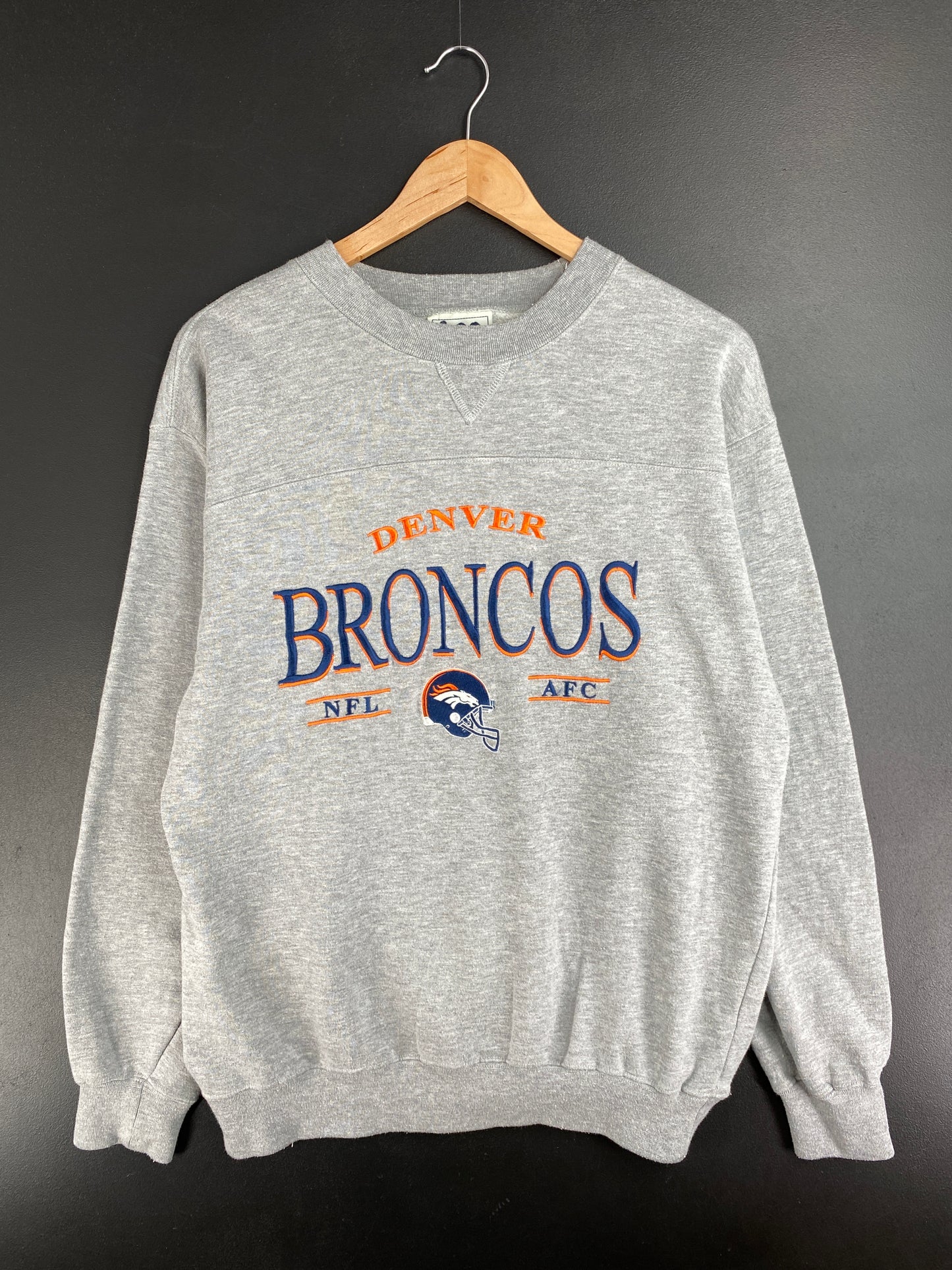 90's DENVER BRONCOS Size M Vintage NFL Sweat-Shirt / E1352S