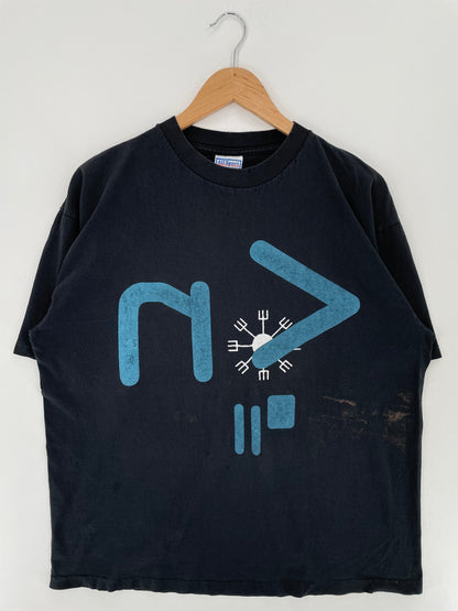 .1995 NINE INCH NAILS CONCERT Made in USA Size XL Vintage Music T-Shirt / E4148T