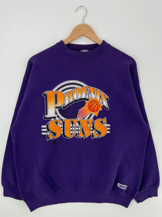 90’s PHOENIX SUNS Size No Tag (Approx.L) NBL Sweat-shirt / A938