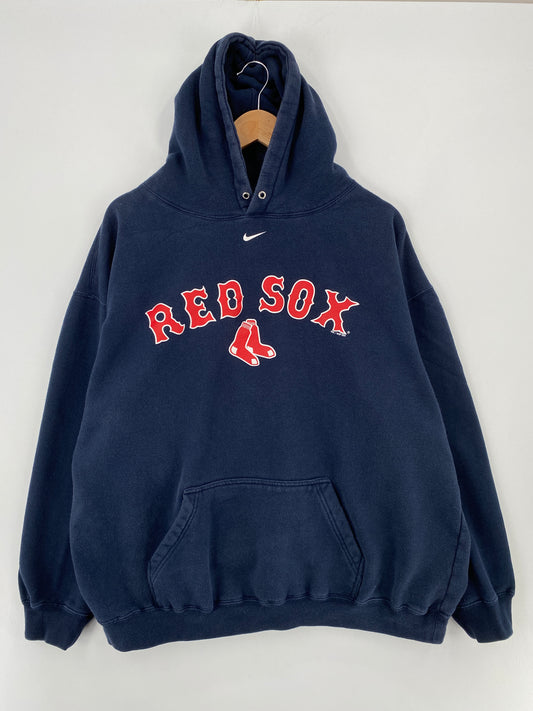 2005 NIKE x BOSTON RED SOX Size XXL Vintage MLB Hoodie Sweat-Shirt / E1382S